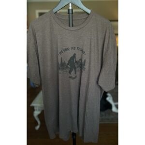Sig Sauer Men's Brown 3XL Sasquatch Never Be Found Graphic Tee Short Sleeve EUC
